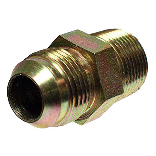 Gizmo 39006450 0.38 in. Male JIC x 0.5 in. Male Pipe Hydraulic Adapter GI699364 - main